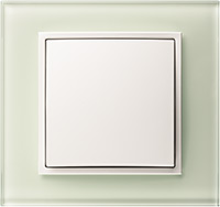 Berker B.7, Рамка: белый, Вставка: антрацит матовый