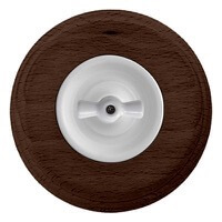 Bironi, серия Шедель, Цвет рамки: Винтаж, Цвет накладки: Белый, Цвет ручки: Белый