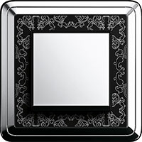 GIRA, ClassiX, Цвет: Хром/Черный