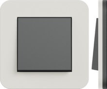 Gira, E3, Цвет: Светло-серый матовый / Основание антрацит