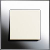 GIRA, Esprit, Цвет: Хром / Кремовый глянцевый