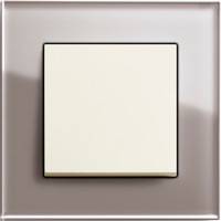 GIRA, Esprit, Цвет: Дымчатое стекло / Кремовый глянцевый