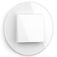 GIRA, Studio, Скрытый монтаж, Цвет: белое стекло