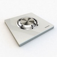 ABB Niessen, серия SKYmoon, Цвет: Белое стекло, Выключатель