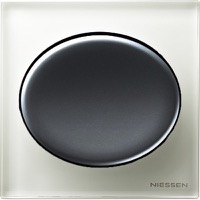 Niessen ABB, Tacto, Цвет: Белое стекло