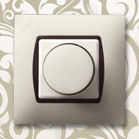 Диммер Simon 27, Цвет: Коричневый