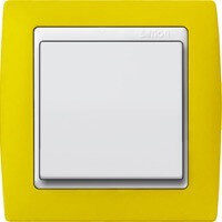 Simon 82, Цвет: Желтый / Белая вставка