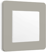 Werkel Split, цвет: Дымчатый (серый матовый)/Белый матовый