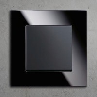 Выключатель ABB, Busch-axcent, Цвет: Черный