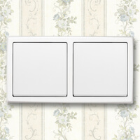 Блок вылючателей на 2 поста, ABB, Future, Цвет: Белый