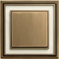 ABB, Династия, Цвет: Латунь античная, белое стекло