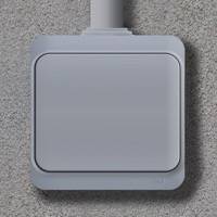 Schneider Electric, Этюд, Цвет: Серый, Открытая установка IP44