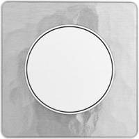 Scheider Electric, Odace, Цвет: Алюминий Martele (поверхность металл)