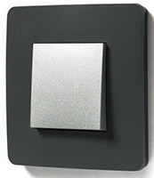 Schneider Electric, Unica Studio Color, Цвет: Дымчато-серый/Алюминий