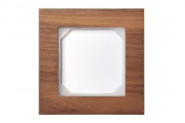 Рамкa Classic
Epsilon,  1 пост,   цвет - орех,  вертикальная,  горизонтальная,  дерево,  K14-245-01.E/NW,  28-2251,  LIREGUS
 - PULSAL.RU