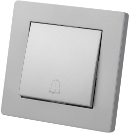 Кнопка 6А
Сенеж,  одноклавишный,   цвет - металлик,  пластмасса,  SQ1816-0220,  TDM
 - PULSAL.RU