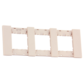 Рамка
Soft Touch,  3 поста,   цвет - песочный матовый,  горизонтальная,  пластмасса,  AA4802M3AM,  MEITON
 - PULSAL.RU