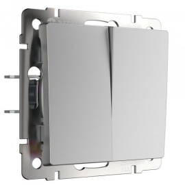 Кнопка Н.О.+Н.О.
Alumax,  Split,  Slab,  Senso,  Baguette,  Acrylic,  Platinum,  Elite,  Snabb,  Stream,  Flock,  Stark,  Fiore,  Favorit,  Diamant,  Aluminium,  Antik,  Metallic,  двухклавишный,   цвет - серебряный,  пластмасса,  W1122406,  a062574,  Werkel
 - PULSAL.RU