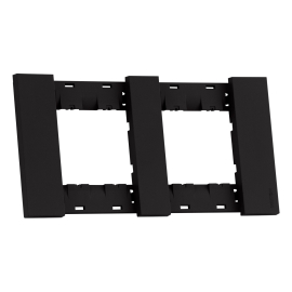 Рамка
Soft Touch,  2 поста,   цвет - черный матовый,  горизонтальная,  пластмасса,  AA4802M2AG,  MEITON
 - PULSAL.RU