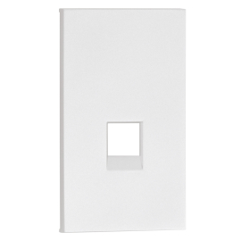 Накладка для механизма розетки RJ45
Soft Touch,  одинарная,   цвет - белый матовый,  пластмасса,  AW07M2,  MEITON
 - PULSAL.RU