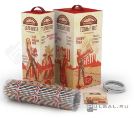 Нагревательный мат,  Национальный комфорт тНК,   площадь - 7 м.кв.,   мощность - 1070 Вт.,  под плитку, под ламинат и паркет,  одножильный,  тНК-1070-7,00,  430510200171070,  Национальный комфорт - PULSAL.RU