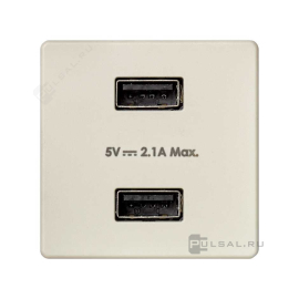 Зарядное устройство 2xUSB 2.1А 230В~ цвета слоновая кость S27
Simon 27,  USB type-A 5V,  двойная,   цвет - слоновая кость,  пластмасса,  2701096-031,  Simon
 - PULSAL.RU