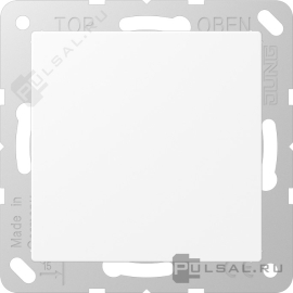 Заглушка
A VIVA,  A 550,  A flow,   цвет - белый матовый,  пластмасса,  A594-0WWM,  A 594-0 WWM,  JUNG
 - PULSAL.RU