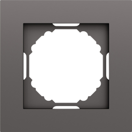 Рамкa
A07,  1 пост,   цвет - титан матовый,  вертикальная,  горизонтальная,  пластмасса,  DE21145,  Donel
 - PULSAL.RU