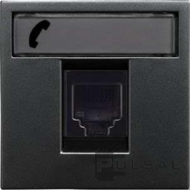 Розетка телефонная RJ12
Zenit,  одинарная,   цвет - антрацит,  пластмасса,  N2217.6 AN,  2CLA221760N1801,  ABB
 - PULSAL.RU