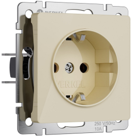 Розетка
Alumax,  Split,  Slab,  Senso,  Baguette,  Acrylic,  Platinum,  Elite,  Snabb,  Stream,  Flock,  Stark,  Fiore,  Favorit,  Diamant,  Aluminium,  Antik,  Metallic,  со шторками,  с заземлением,  одинарная,  винтовые клеммы,   цвет - айвори акрил,  пластмасса,  W1171143,  a064061,  Werkel
 - PULSAL.RU