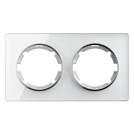 Рамка
Garda,  2 поста,   цвет - белое стекло,  горизонтальная,  стекло,  2E52201300,  2234925,  OneKeyElectro
 - PULSAL.RU