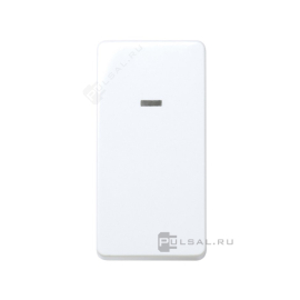 Выключатель  двухполюсный
Simon 44 Aqua,  Simon 27 play,  Simon 27 neos,  Simon 27,  одноклавишный,  двухклавишный,  с индикацией,   цвет - белый глянец,  пластмасса,  27134-64,  Simon
 - PULSAL.RU