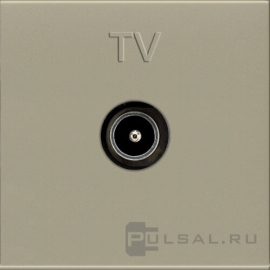 Розетка одиночная
Zenit,  телевизионная (TV),  одинарная,   цвет - шампань,  пластмасса,  N2250.7 CV,  2CLA225070N1901,  ABB
 - PULSAL.RU