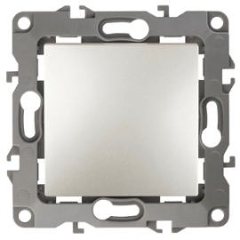 Выключатель
Эра 12,  одноклавишный,  без подсветки,   цвет - перламутр,  пластмасса,  Б0019275,  12-1001-15,  ЭРА
 - PULSAL.RU