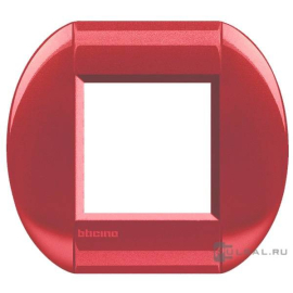 Рамка овальная
LivingLight,  1 пост,   цвет - малина,  горизонтальная,  металл,  LNB4802SS,  BTicino
 - PULSAL.RU