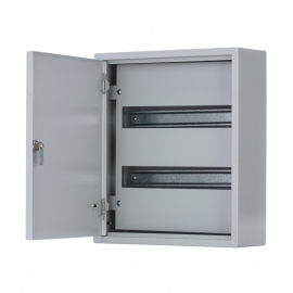 Корпус металлический навесной 400х300х120 ЩРН-30, ЩРН, навесной, IP 31,  модулей - 30, металл,  цвет - серый, 30214DEK, Dekraft - PULSAL.RU