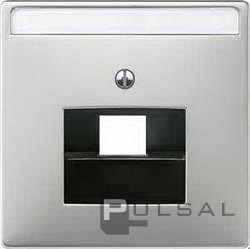 Накладка с полем для надписи (наклонный ввод)
Artec,  одинарная,   цвет - стальной,  металл,  MTN291846,  MEG291846,  Merten
 - PULSAL.RU