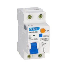 Автомат дифференциального тока NB pro, 1+N полюс, 50А, C, 4,5 кА,  тип - AC, 30 мА, 105547 Chint, CHINT - PULSAL.RU