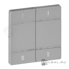 Лицевая панель для выключателя с 4-мя сценариями
Valena Life,   цвет - алюминий,  пластмасса,  754813,  7 548 13,  Legrand
 - PULSAL.RU