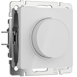 Светорегулятор (диммер) 600 Вт/ВА, для LED 200 Вт/ВА
Alumax,  Split,  Slab,  Senso,  Baguette,  Acrylic,  Platinum,  Elite,  Snabb,  Stream,  Flock,  Stark,  Fiore,  Favorit,  Diamant,  Aluminium,  Antik,  Metallic,  поворотно-нажимной,  лампы накаливания и галогенные 220В (R),  лампы с электронным (емкостным) трансформ.(C),  диммируемые лампы LED 220В (LEDi тип C),   цвет - белый акрил,  пластмасса,  W1142041,  a064015,  Werkel
 - PULSAL.RU