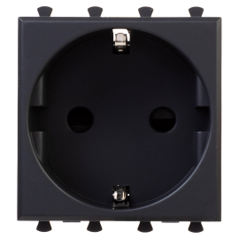 Розетка
Avanti,  со шторками,  с заземлением,  одинарная,  винтовые клеммы,   цвет - черный матовый,  пластмасса,  4412002DKC,  DKC_4412002,  DKC
 - PULSAL.RU