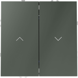 Выключатель для жалюзи
S70,  без фиксации,  без подсветки,   цвет - титан,  пластмасса,  VLS020706,  Voltum
 - PULSAL.RU