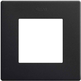 Рамка ICON
Simon 270,  1 пост,   цвет - черный матовый,  вертикальная,  горизонтальная,  пластмасса,  27000610-098,  Simon
 - PULSAL.RU