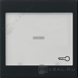 Клавиша с полем для надписи
Studio,  E2,  Esprit,  ClassiX,  ClassiX Art,  одноклавишный,  без подсветки,   цвет - черный матовый,  пластмасса,  0676005,  0676 005,  Gira
 - PULSAL.RU