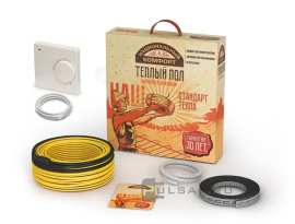 Нагревательный кабель с терморегулятором,  Национальный комфорт БНК,   длинна - 9 м.,   мощность - 75 Вт.,  под плитку, под ламинат и паркет,  двужильный,  2228555,  100035773300,  Национальный комфорт - PULSAL.RU