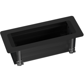 Настольный встраиваемый розеточный блок Static
Лючки DDSB,  для столов и мебели,  3 поста,  6 модулей,   цвет - черный,  металл,  DDSB6SAN,  Donel
 - PULSAL.RU