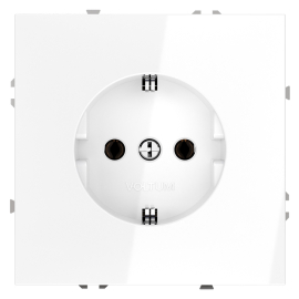 Розетка
S70,  без шторок,  с заземлением,  одинарная,  безвинтовые клеммы,   цвет - белый глянцевый,  пластмасса,  VLS040101,  Voltum
 - PULSAL.RU