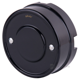 Коробка распределительная
Retro,  для полых стен и гипрока,  для сплошных стен,   цвет - черный,  W6411208,  a051455,  Werkel
 - PULSAL.RU