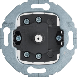 Выключатель / переключатель (аналог одноклавишного)
R.Classic,  1930,  Glas,  Palazzo,  387603,  3876 03,  Berker
 - PULSAL.RU