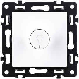 Светорегулятор для светодиодных ламп 5-200 Вт/ВА
Asthetik,  поворотно-нажимной,  лампы накаливания и галогенные 220В (R),  лампы с индукционным (обмоточным) трансформ.(L),  лампы с электронным (емкостным) трансформ.(C),  диммируемые лампы LED 220В (LEDi тип L),  диммируемые лампы LED 220В (LEDi тип C),   цвет - белый,  пластмасса,  AS-023WH,  Kollinger
 - PULSAL.RU